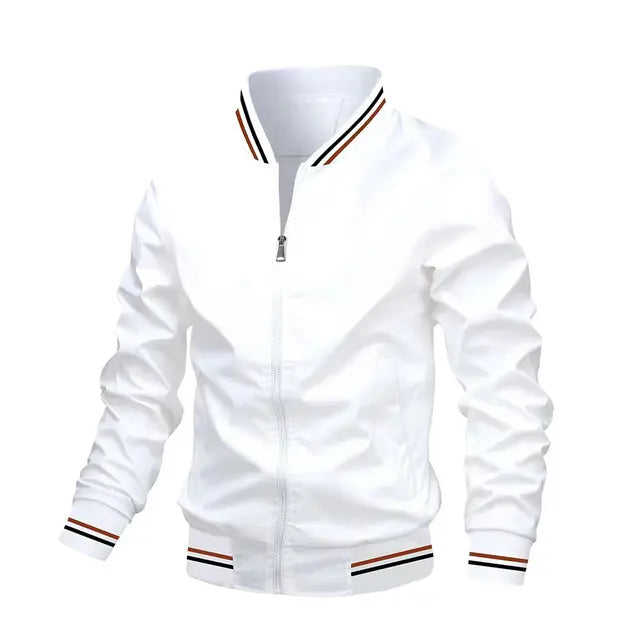 Carl - Stylish Windproof Jacket-White