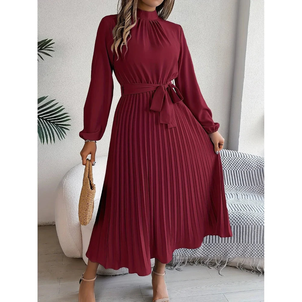 Cheryl - Occasional Maxi Dress Bordeaux Red