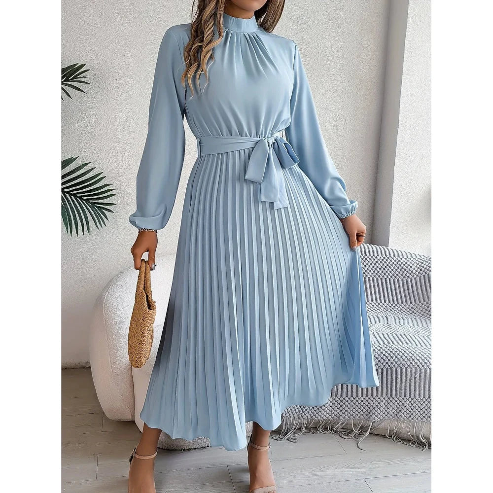 Cheryl - Occasional Maxi Dress Light Blue