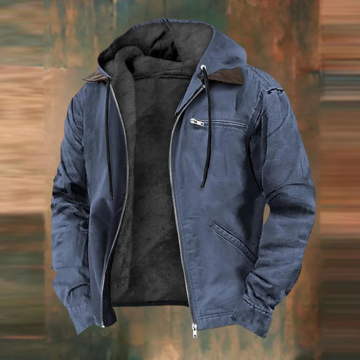 Clyde - Classic Hood Jacket Blue