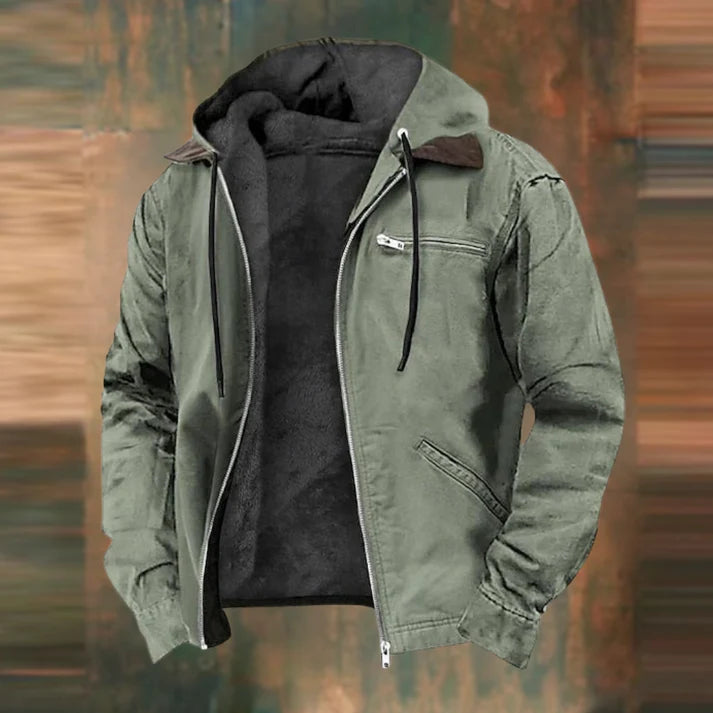 Clyde - Classic Hood Jacket Green