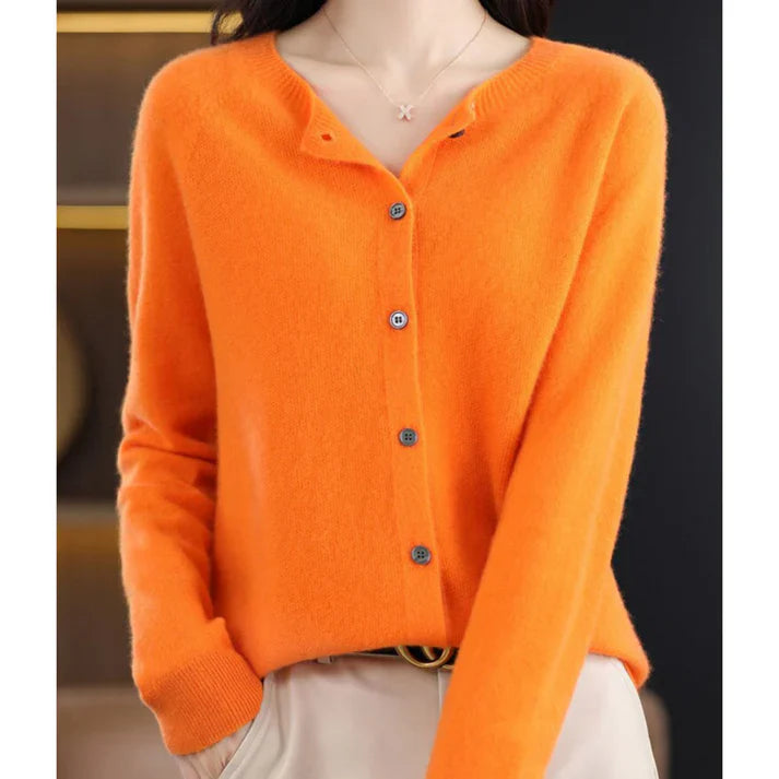 Elizabeth - Soft and Warm Sweater Orange