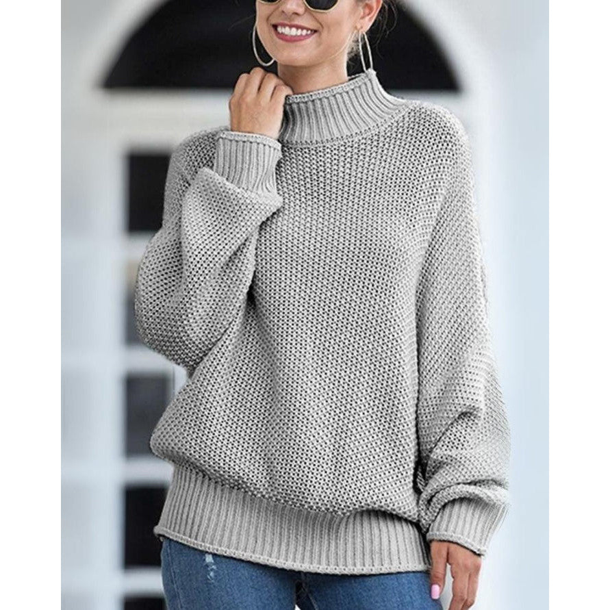 Ella - Stylish Warm Sweater-Gray