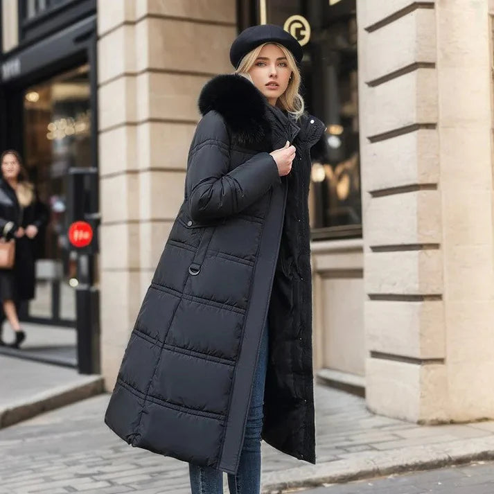 Esther - Windproof Winter Coat-Black