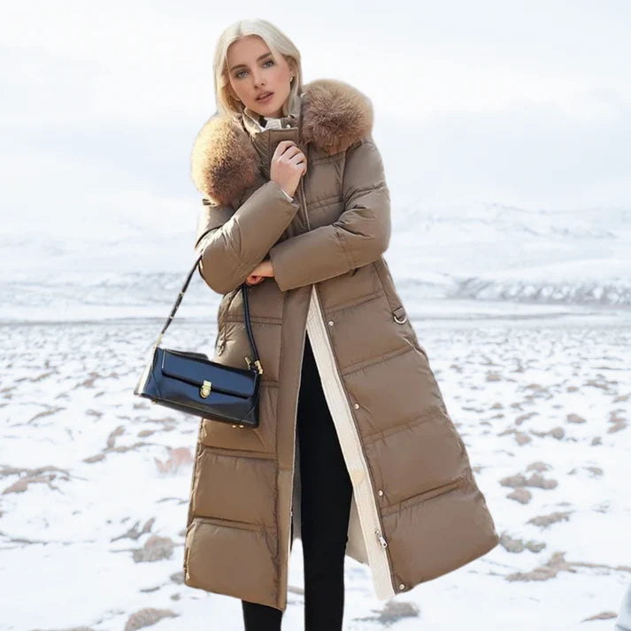 Esther - Windproof Winter Coat-Brown