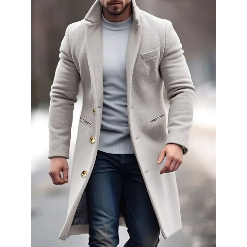 Ethan - Warm Winter Coat- Gray