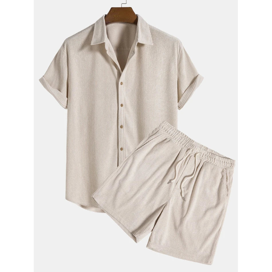 Frank - Relaxed and Stylish Outfit Set- Beige