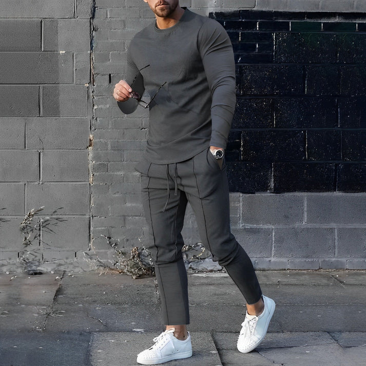 Gerald - Stylish Comfort Outfit Set-Dark Gray