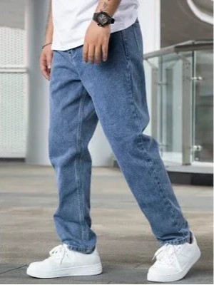 Henry - Straight Leg Jeans for Men - Deep Blue