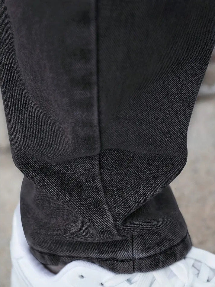 Henry - Straight Leg Jeans for Men - Black