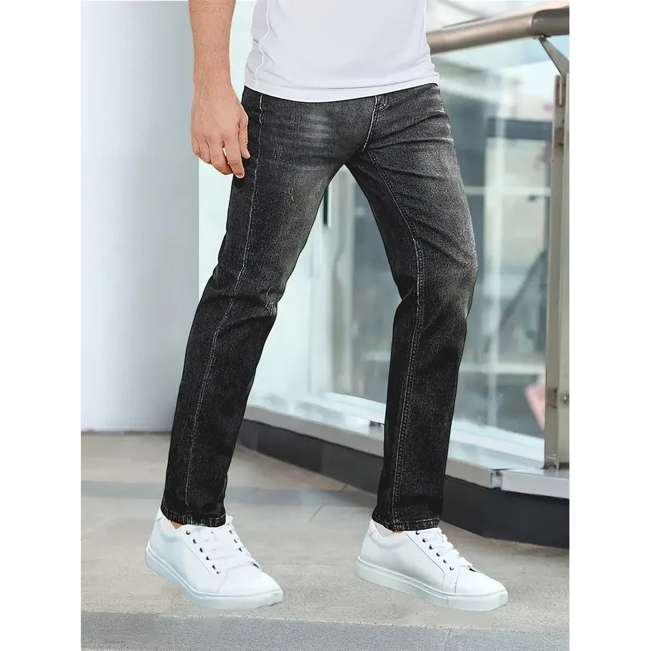 Lawrence - Stylish Denim Jeans-Black
