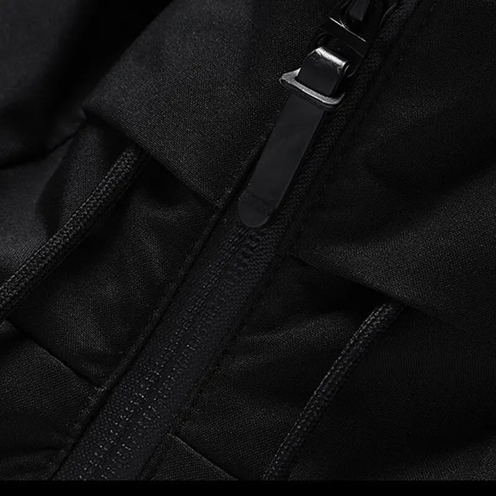 Nancy - Winter Solid Puffer Jacket - Black