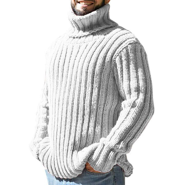 Norman - Thick Warm Sweater-White
