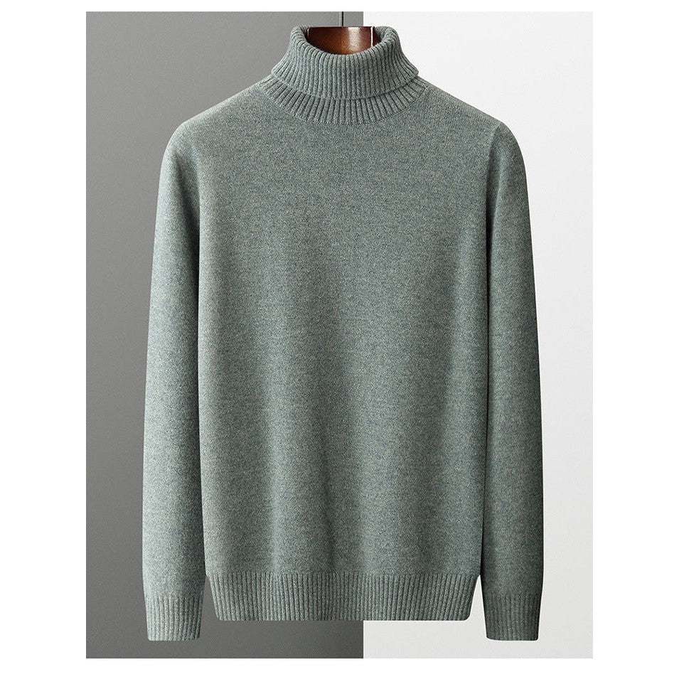 Roman - Soft Touch Turtleneck-Green