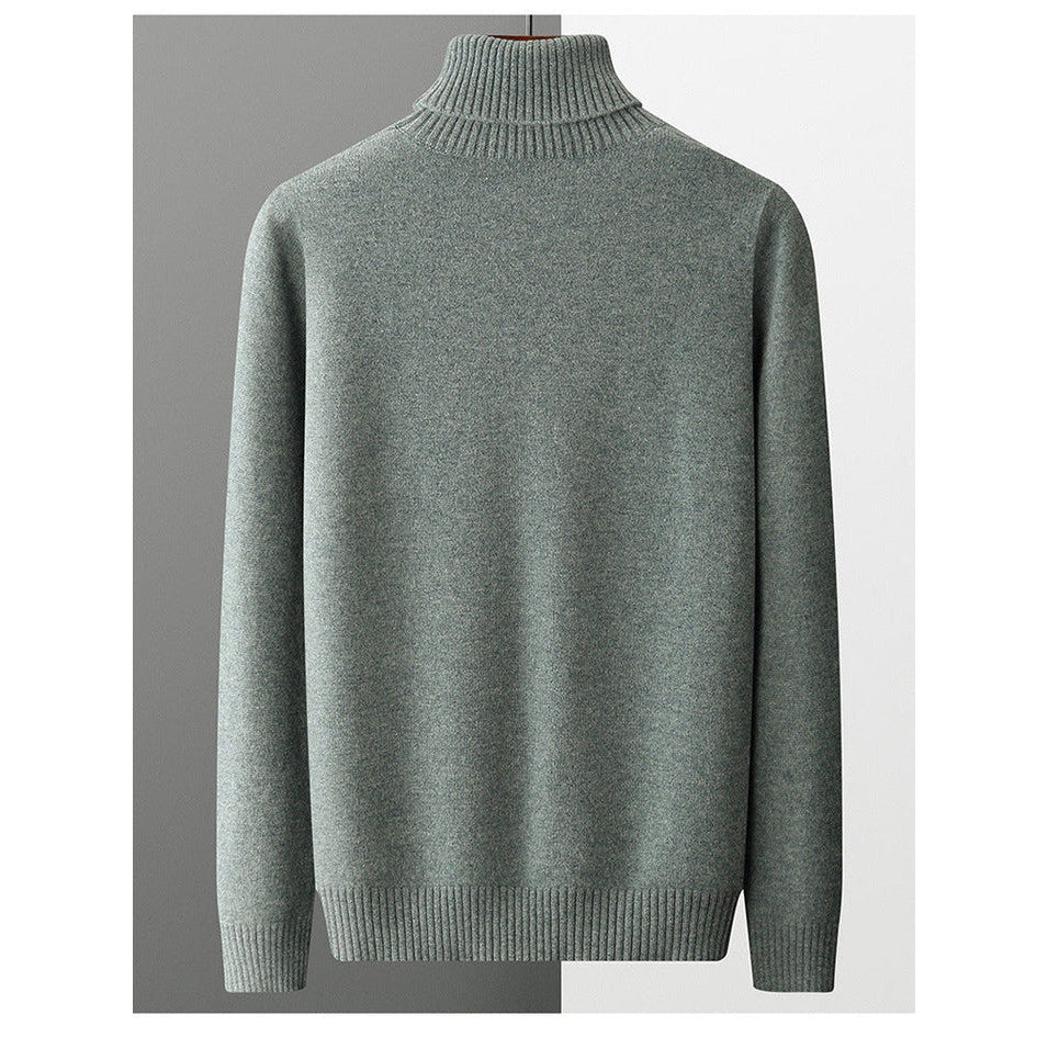 Roman - Soft Touch Turtleneck-Green