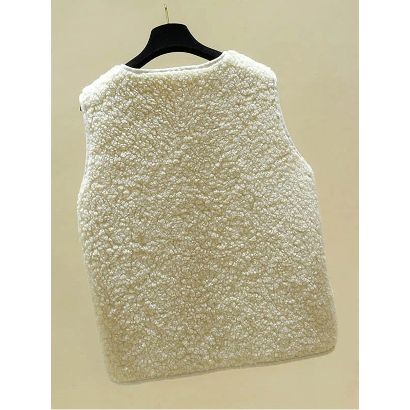 Willie - Warm Sleveless Vest White