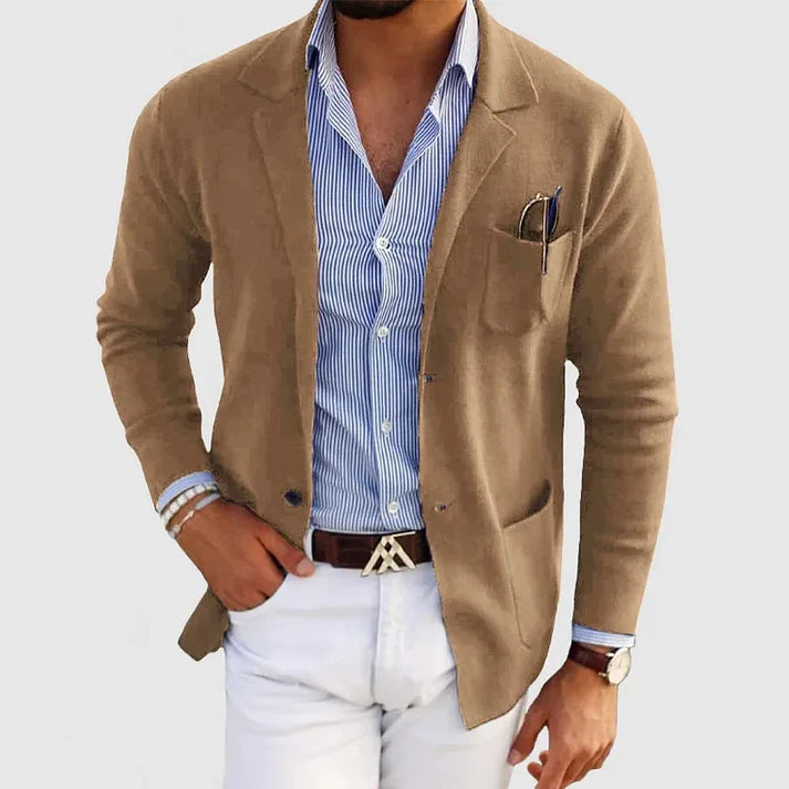 Zachary - Class Look Blazer-Beige