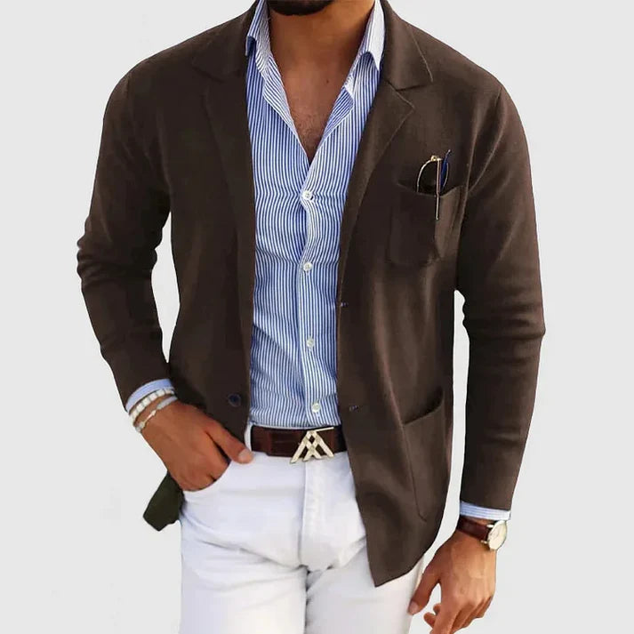 Zachary - Class Look Blazer-Brown