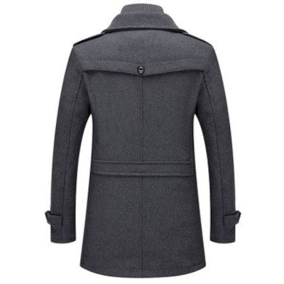 Aaron - Soft Lining Winter Coat-Gray