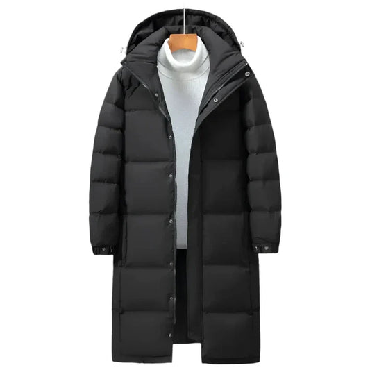 Alexander - Padded Long Coat-Black