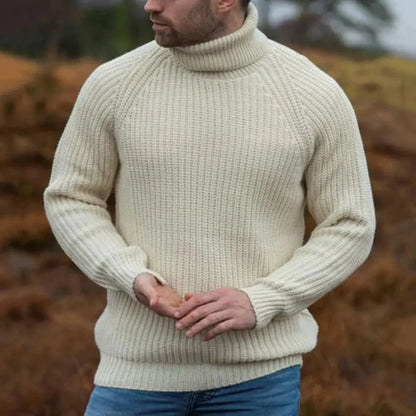 Barry - Regular Fit Turtleneck-Beige
