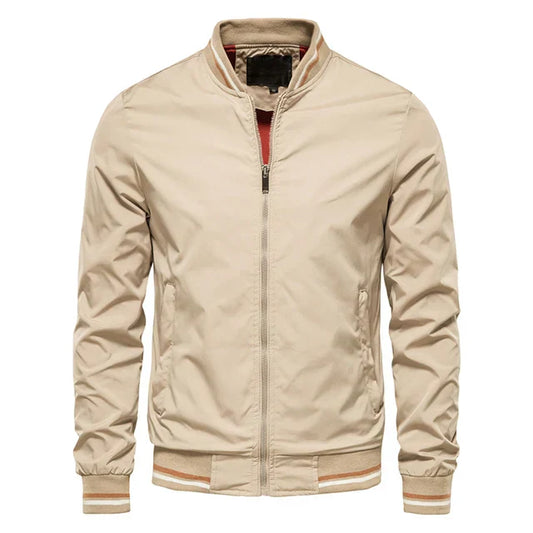 Carl - Stylish Windproof Jacket-Khaki