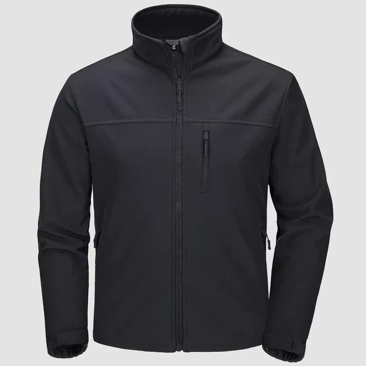 Edgar - Full Zippered Jacket-Black