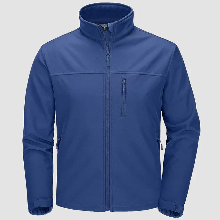 Edgar - Full Zippered Jacket-Blue