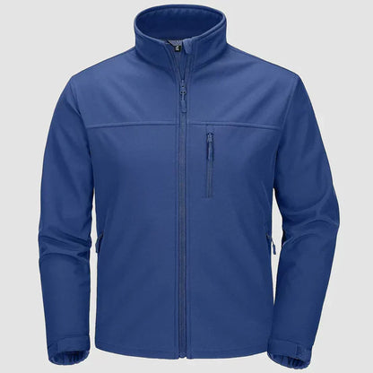 Edgar - Full Zippered Jacket-Blue