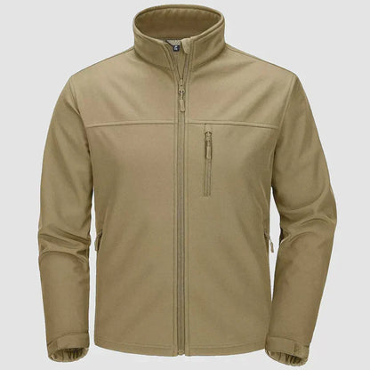 Edgar - Full Zippered Jacket-Khaki