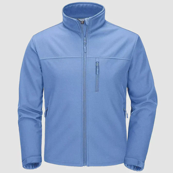 Edgar - Full Zippered Jacket-Light Blue