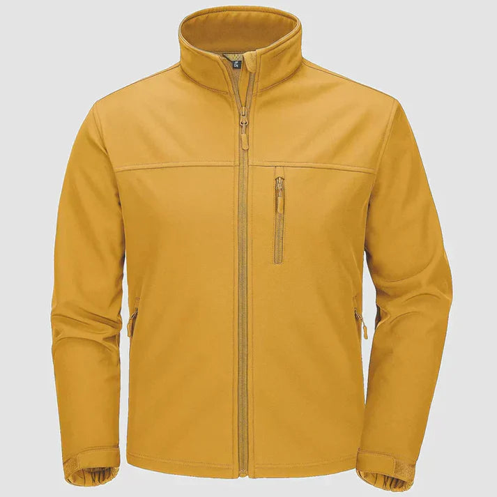 Edgar - Full Zippered Jacket-Yellow