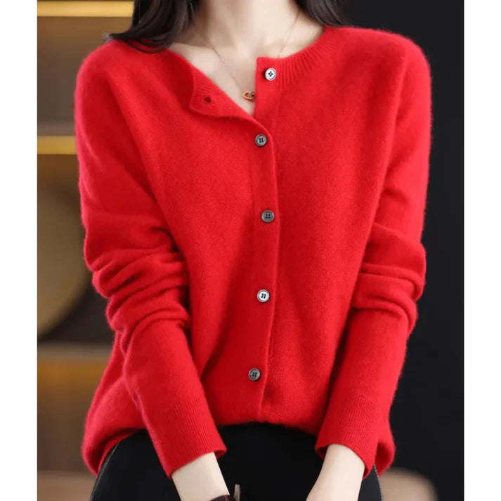 Elizabeth - Soft and Warm Sweater Red