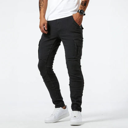 Eric - Slim Stretchable Jeans Black