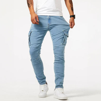Eric - Slim Stretchable Jeans Blue