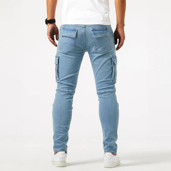Eric - Slim Stretchable Jeans Blue