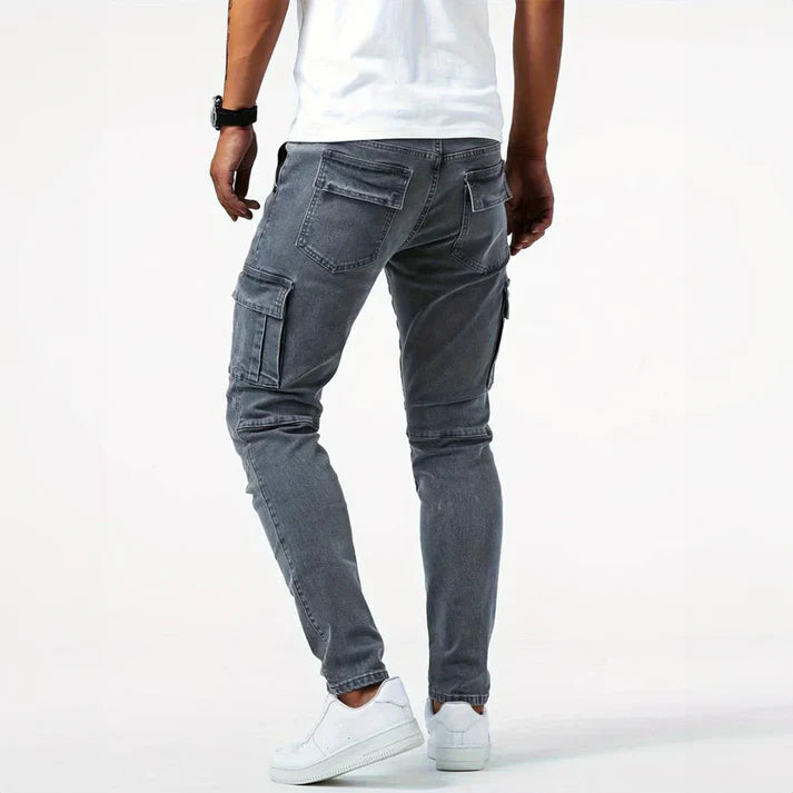 Eric - Slim Stretchable Jeans Gray