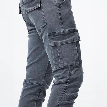 Eric - Slim Stretchable Jeans Gray
