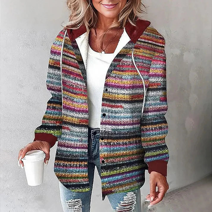 Felicia - Classic Check Cardigan-Multi-Colored