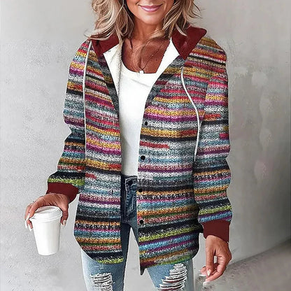 Felicia - Classic Check Cardigan-Multi-Colored