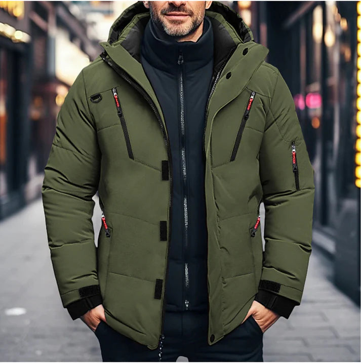 Fred - Waterproof Jacket with Hood-Green