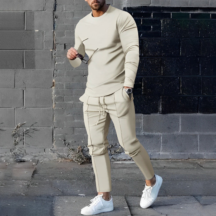 Gerald - Stylish Comfort Outfit Set- Apricot