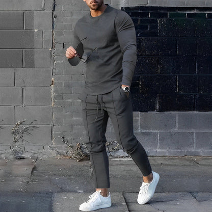 Gerald - Stylish Comfort Outfit Set-Dark Gray
