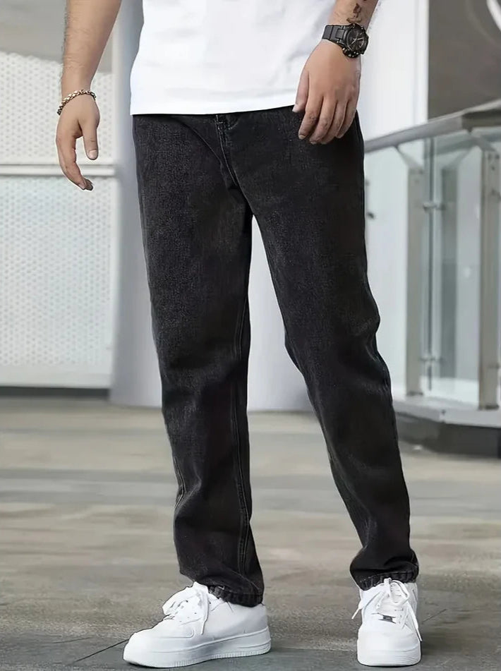 Henry - Straight Leg Jeans for Men - Black