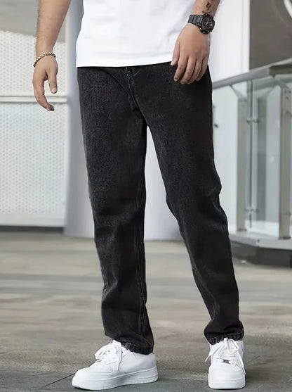 Henry - Straight Leg Jeans for Men - Black