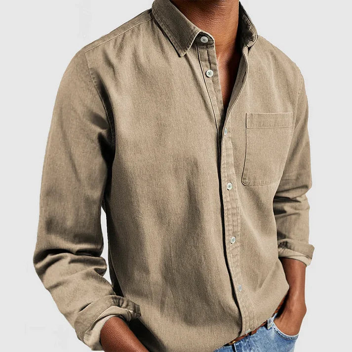 Jeremy - Timeless Look Shirt Khaki