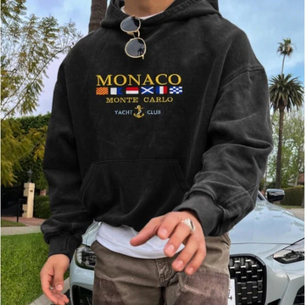Jonathan - Classic Look Monaco Hoodie Black