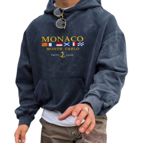 Jonathan - Classic Look Monaco Hoodie Blue