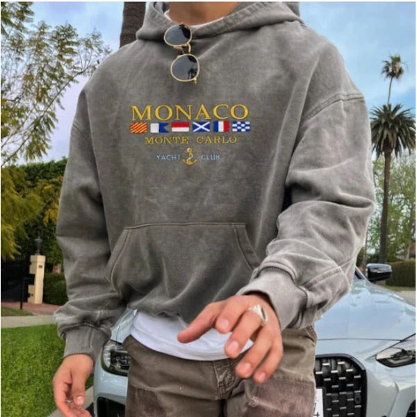 Jonathan - Classic Look Monaco Hoodie Gray