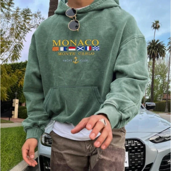 Jonathan - Classic Look Monaco Hoodie Green